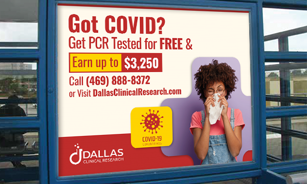 Outdoor Twosheetlightrail Codiv Dallas Clinical Research Outdoor Twosheetlightrail Codiv Dallas Clinical Research | Navazon Digital