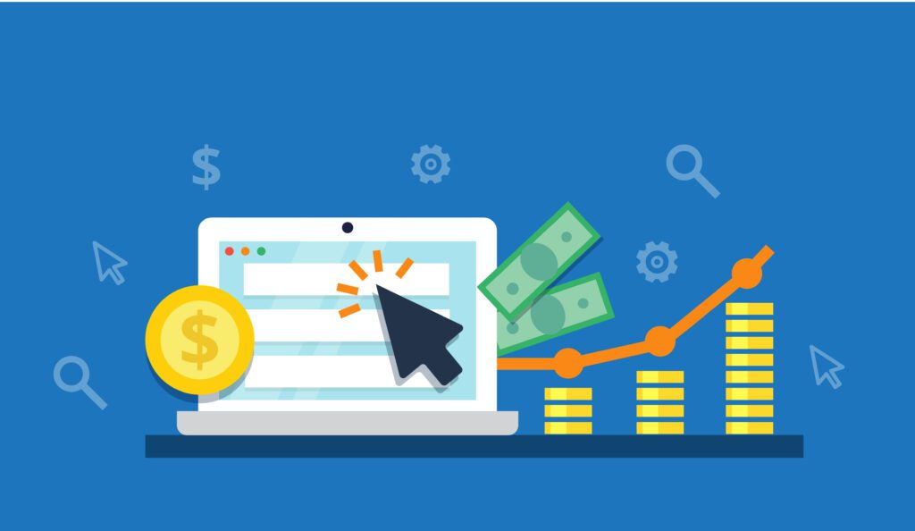 guide to digital marketing Pay Per Click Internet Marketing Concept Flat Vector Illustration Ppc Advertising And Conversion | Navazon Digital