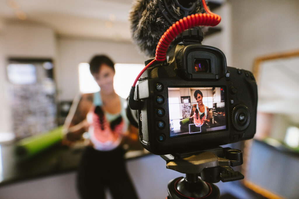 Digital Marketing Video Production Social Media Influencer Recording Video For Blog | Navazon Digital