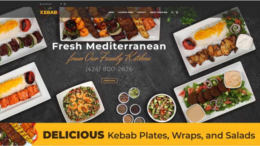 Navazon Digital | eCommerce Portfolio Client Case Study Kebab Bar
