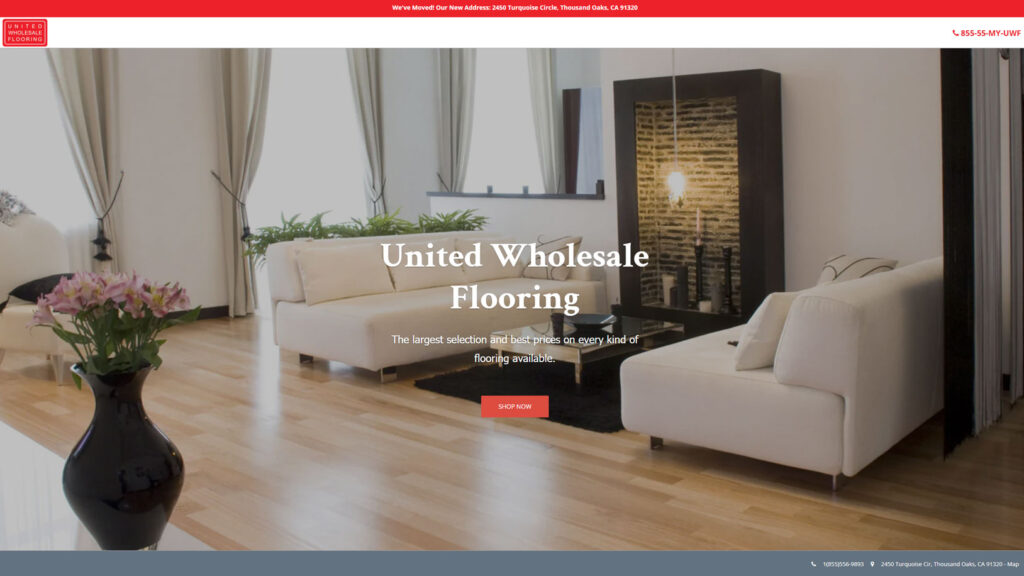 Navazon Digital | eCommerce Portfolio Client Case Study United Wholesale Flooring