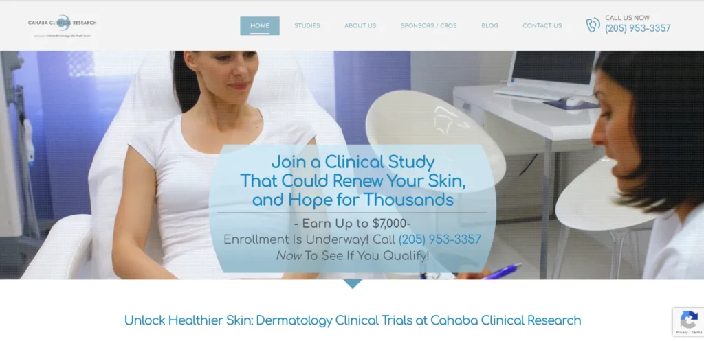 Client Case Study Cahaba Clinical Research