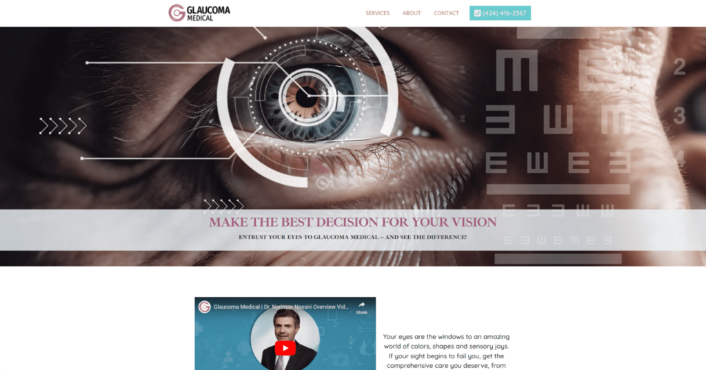 Client Case Study Glaucoma Medical