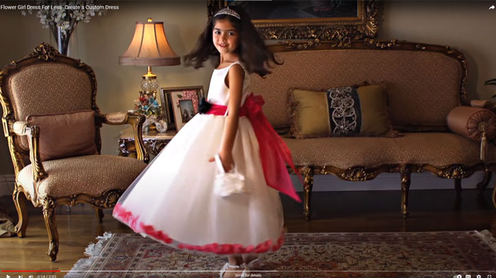 Video Production | Flower Girl Dress for Less Product Line Videos