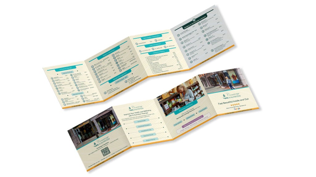 Brochure Design Los Angeles | Concierge IV Nutrition