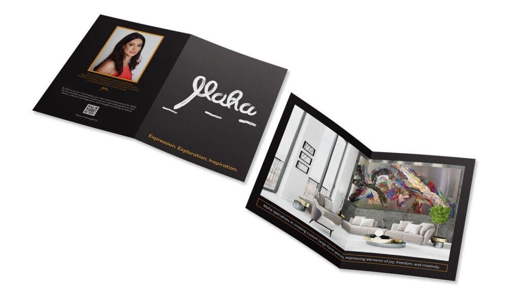 Brochure Design Los Angeles | Maha Gallery