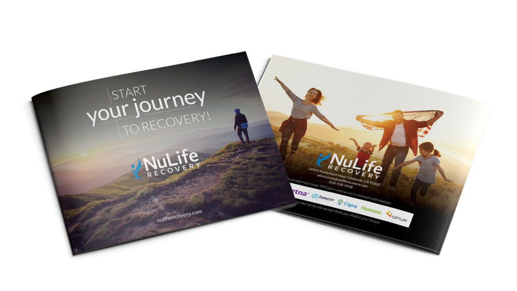 Brochure Design Los Angeles | NuLife Recovery