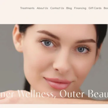 Method of Beauty Med Spa website design